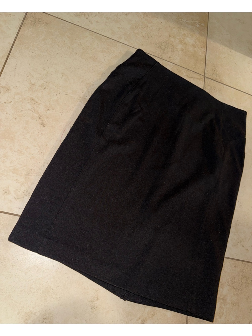 New York & Company Black Pencil Skirt - Sleek Workwear with short slit